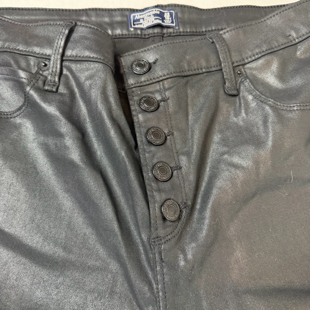 Abercrombie & Fitch High-Rise Super Skinny Ankle Pants Size 33/16s - Picture 5 of 12